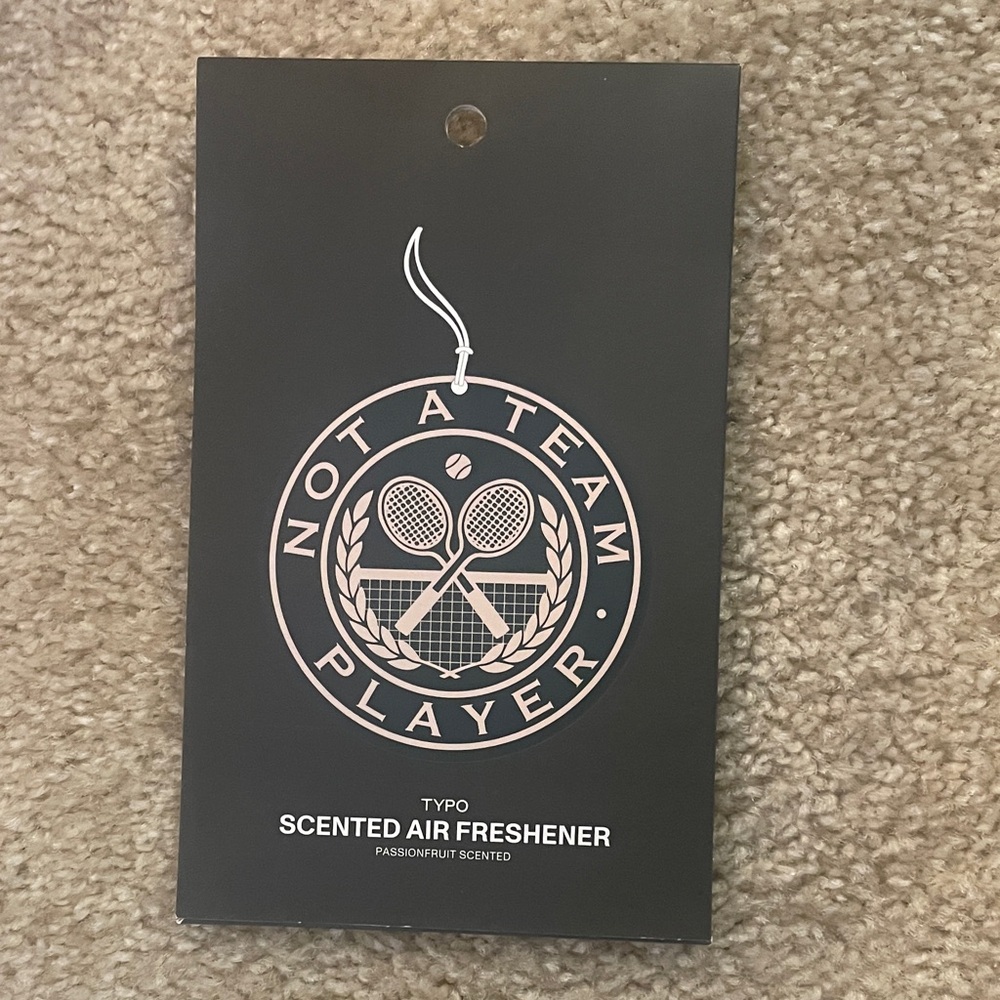 Passion fruit air freshener from typo